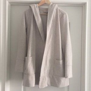 Loft hooded cardigan sweatshirt